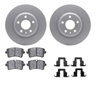 R1 Concepts WDUH1-73145 Carbon Series Brake Rotors W/ 5000 Oep Brake Pads & Hdw